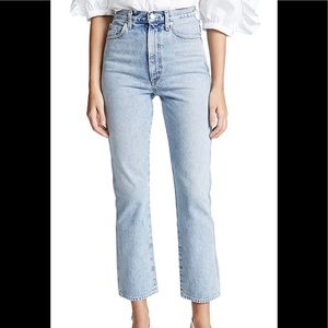 Agolde High rise kick pinch waist Jean sz 28